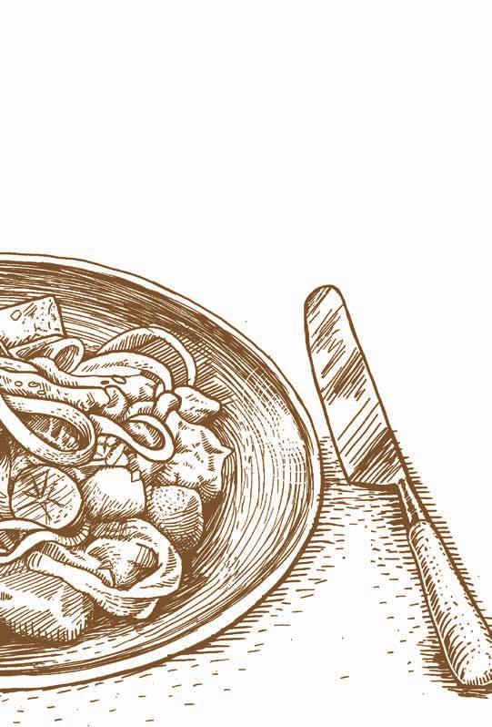 PAŠTE I RIŽOTA Pastas and risottos / PÂTES ET RISOTTOS / Макароны и ризотто Špageti sa mušljama Spaghetti with mussels
