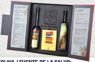 Notable quality recognitions and awards: - 8 awards for the best olive oil from Spain Ministery and the Alimentos de España (Foods of Spain) prize. - 3 Awards Oil China for the best olive oil.