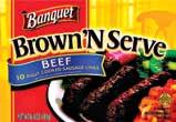 beef) Banquet Brown N