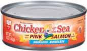 2for Chicken Of The Sea Pink Salmon Premium Skinless oz.