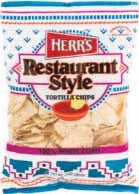 Herr's Potato or Tortilla Chips 9-1