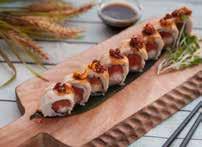 Sushi & Sashimi Sushi Bar Entrees * Sushi Regular 18 7 pcs sushi & a California roll * Sushi Deluxe 22 10 pcs sushi & a spicy tuna roll * Sashimi Regular 20 15