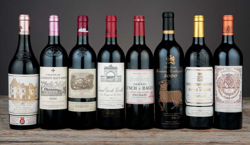 Lots 1682, 1689, 1683, 1705, 1688, 1685, 1693, 1692 Château Haut-Brion 2000 Pessac-Léognan, 1er cru classé Three labels slightly bin marked...flirting with perfection. The nose is simply breathtaking.