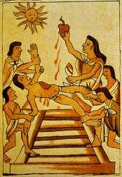 They paid tribute (a gift given in respect or gratitude) to the gods and practiced polytheism and human sacrifice.