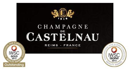 C H A M P A G N E. E L I T E S E L E C T I O N Bin Champagne De Castelnau - Reims, Champagne Bottle Champagne de Castelnau Brut Reserve - Reims, Champagne. IWSC NV Champagne Trophy 20.