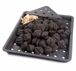 Napoleon s optional charcoal tray is designed to let you add the fun & flavour of charcoal anytime, on