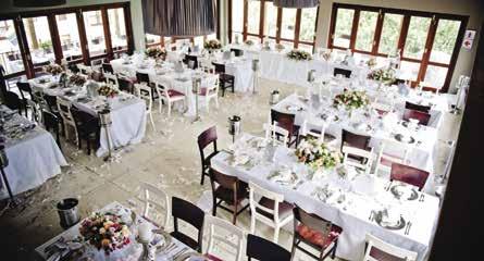 Magnolia Restaurant This venue has a set venue charge of R10 000 and includes square tables, white