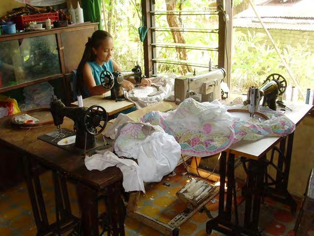 By using desk light, they can work in the evenings after household chores In West Sulawesi, 3 tailor groups increased their monthly profit by 30% - 40% By having embroidery and lockstitch machines
