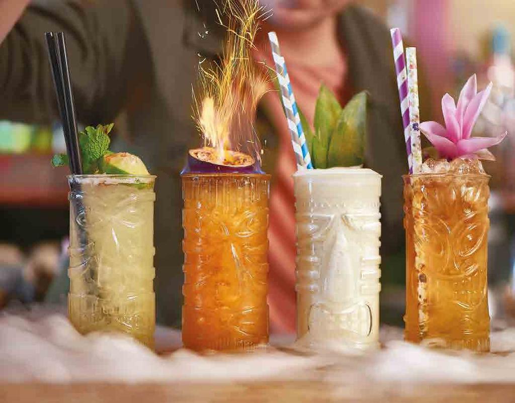 The original Don the Beachcomber soon became famous for serving colourful and potent cocktails, starting a craze that spread across the restaurant industry in the USA.