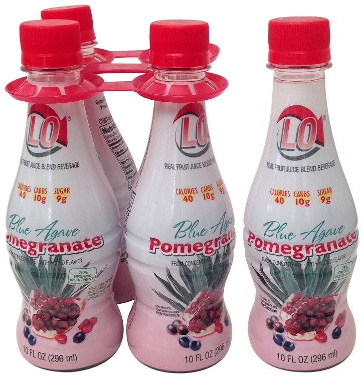 Lo Blue Agave Pomegranate Juice Lgj Philippines Event Date: Apr 2016 Price: US 5.04 EURO 4.56 Description: Four bottles of pomegranate juice drink from concentrate, sweetened with blue agave.