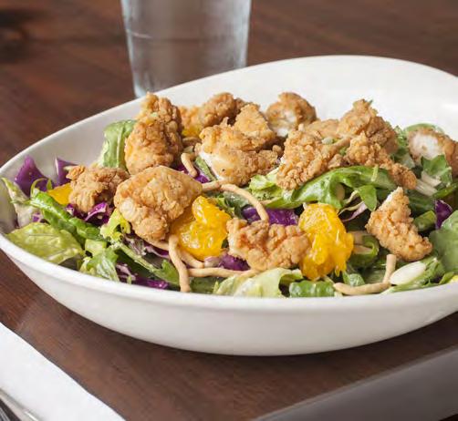 cheese Asian Fried Chicken Salad 99 red