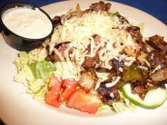 ....$7.50 Crisp Bed of Lettuce with Pepperoni, Salami, Ham, Black Olives, Tomatoes, Cucumber & Mozzarella Philly Cheese Steak Salad...$7.50 Crisp Bed of Lettuce with Mushrooms, Peppers, Onions, Fries, Tomatoes, Cucumber, & Mozzarella Choose: Steak or Chicken Portabella Salad.