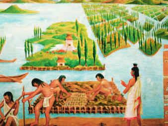 Tenochtitlán and the Aztec Empire The city the Aztecs built was called Tenochtitlán. As the city grew, it took over another island.