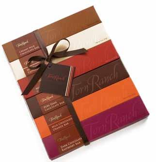 torn ranch chocolate bars N A selection of both dark and milk chocolate bars containing the finest ingredients in 6