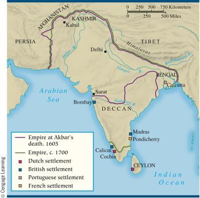 The Mughal Empire p422 China China & Japan The Ming and Qing dynasties Dynastic shift (1644) and the