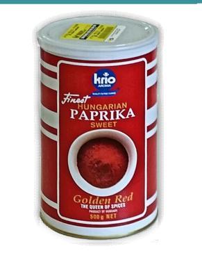 Paprika Golden Red Hungarian 500g Krio Peppersteak 2kg Krio Peri Peri 500g Krio Smokey Paprika 500g Krio Szechuan 500g Krio Taco