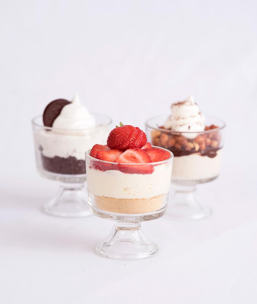 thesweetest of HOLIDAYS We re not just salads and sides! Mrs. Gerry s offers a variety of desserts to help end your gathering on a sweet note.
