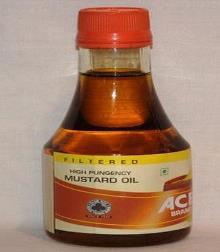 Profile No.: 33 NIC Code:. MEDICINAL GRADE OIL: MUSTARD OIL 1 INTRODUCTION Consumption of edible oil is substantial throughout the country. All Indian households use it every day.