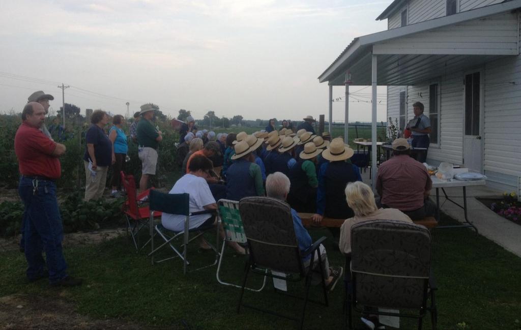 Approximately 57 people attended this program to learn about soil fertility, insect management, and plant diseases.