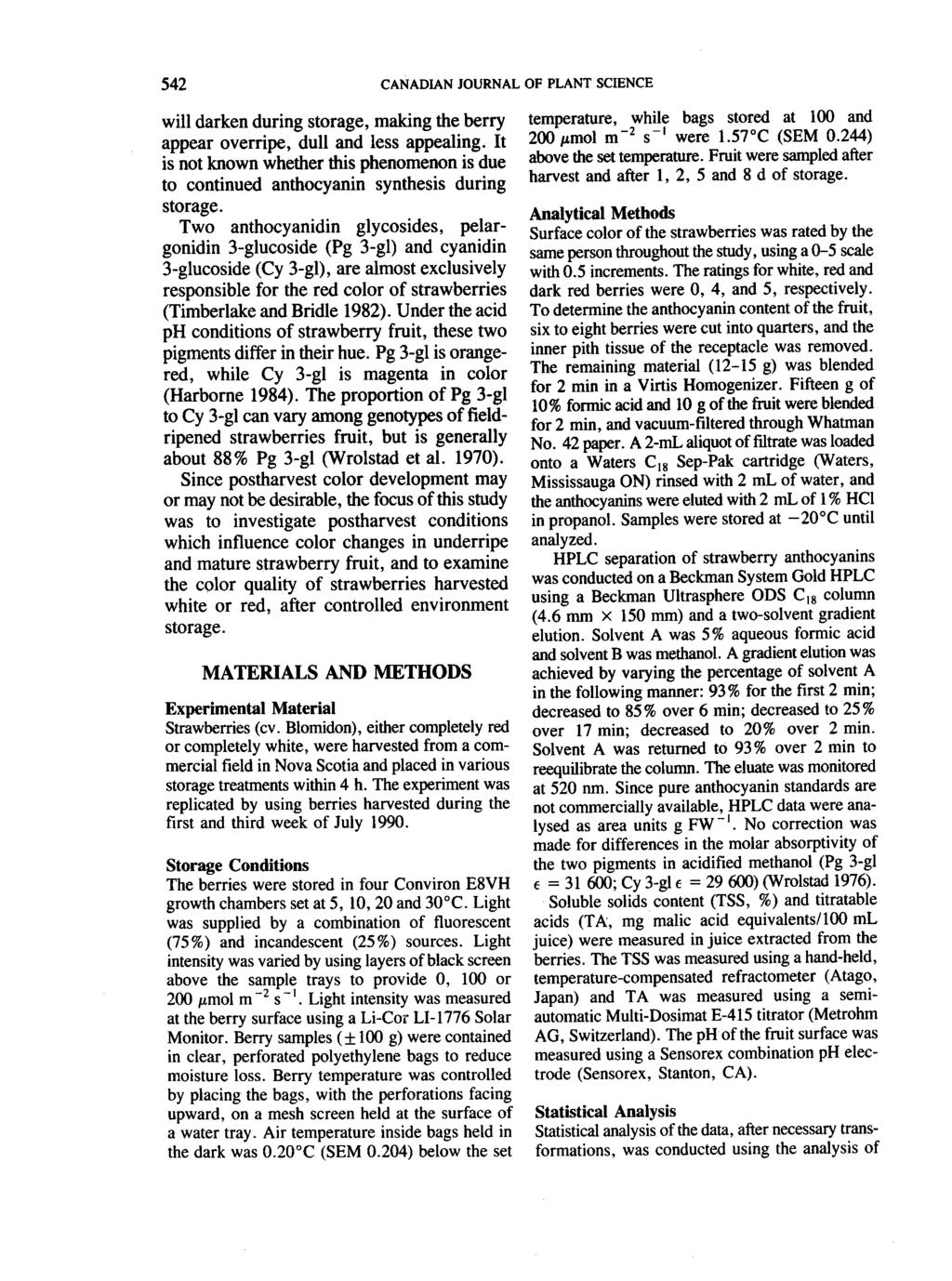 CANADAN JOURNAL O PLANT SCENCE Can. J. Plant Sci. Dwnladed frm www.nrcresearchpress.cm by 148.251.232.83 n 5/3/18 r persnal use nly.