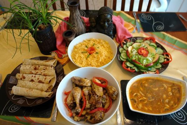 Most Kenyan dishes are filling and inexpensive to make.