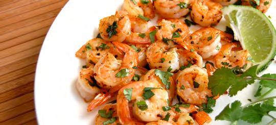 Cilantro Lime Shrimp Shrimp is one of the easiest seafood items to cook and therefore makes regular appearances in quick weeknight dinners.