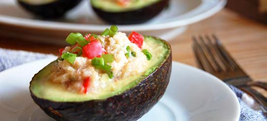 Crab-Stuffed Avocados A bright and zesty crab salad, combined with creamy avocado, makes a great summer dish.
