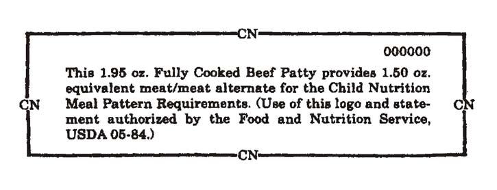 Understanding Food Labels The CN label is a food product label that contains a CN label statement and CN logo. The logo is a distinct border around the edges of the ON label statement.