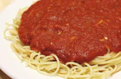 ROCCO S SIGNATURE PASTAS Served with warm Italian Bread Choose from Spaghetti, Linguini or Penne (Mostaccioli) Substitute Whole Wheat Spaghetti 2.