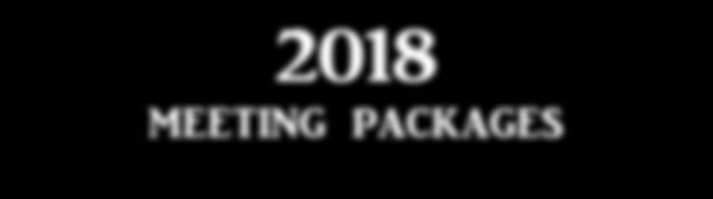 2018 meeting packages