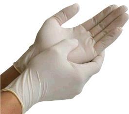 Gloves Wash and dry hands thoroughly before putting on gloves, and always use fresh gloves. Disposable gloves can never be re-used once you have removed gloves, they must be disposed of.