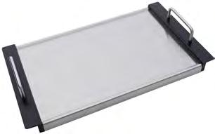 STAINLESS STEEL TEPPANYAKI PLATE Ideal for fish, seafood, beef, vegetables or any other Teppanyaki cooking.