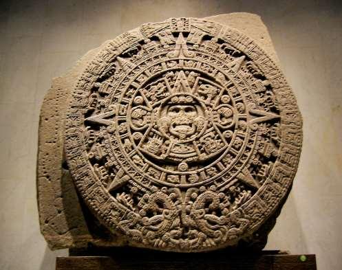 The Aztec calendar emphasized the close connection between gods and human beings, between the