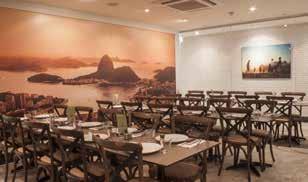 Carioca Room (Back Room) Capacity 30 Guests seated Lunch Events Minimum Spend 1,900 (excluding Special Dates & Public Holidays) Evening Events