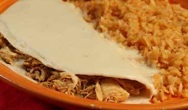 Served with rice and refried beans 6.99 Speedy Gonzáles One taco and one enchilada served with rice and beans 6.