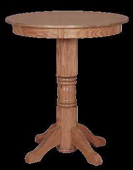 ..18½" x 36" #66 30" x 40" Drop Leaf Table with leaves down.