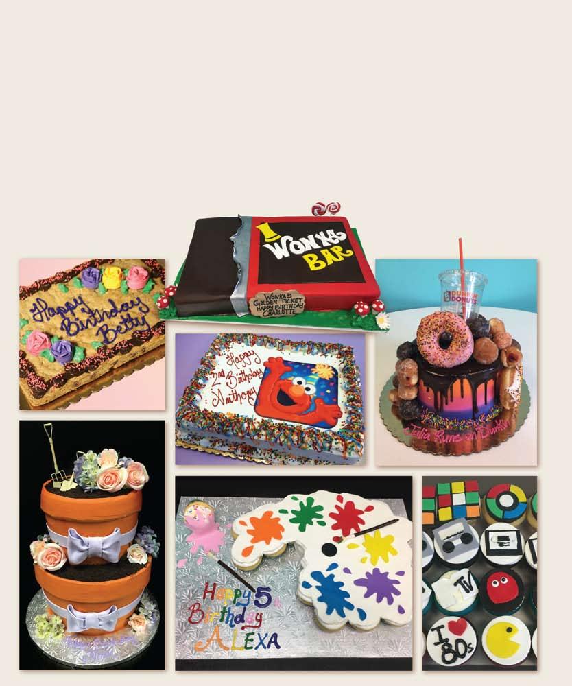 specialty cakes & more A special treat for every special occasion Gourmet specialty cakes and cupcakes are available for every occasion.