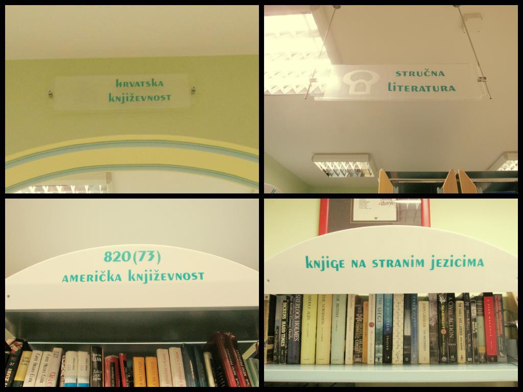 Mladi također imaju svoj prostor u knjižnici, a uz naslove na hrvatskom jeziku dostupni su im i neki naslovi na stranim jezicima najčešće engleskom.