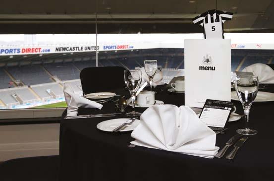 Newcastle United corporate membership This popular suite enjoys a spirited atmosphere; its privileged