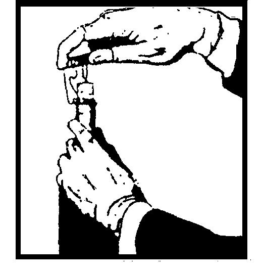 5. Lift up in one firm motion until the cork is ¾ of the way up, then use your hand. Do not pop the cork. 6. Place the cork on the table close to the edge on the host side. 7.