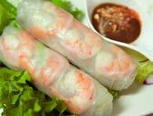 Summer Rolls (2) 4.99 Rice paper wraps filled with vermicelli, beansprouts, mint and lettuce.