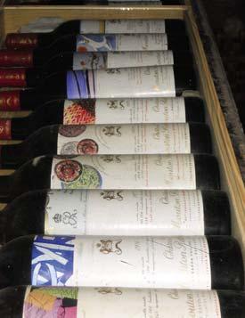 Vega Sicilia (2009) in New York, Château d Yquem, Château Cheval Blanc and Dom Pérignon (April 2010) and Château Lafite (October 2010) in Hong Kong.