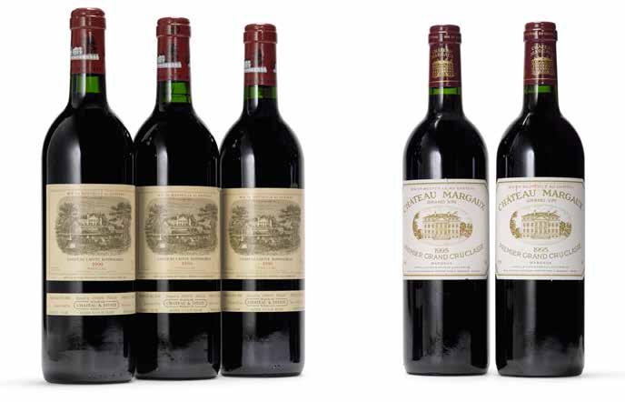 110, 113 Sacramento Cellar Selections. The 90 and 95 vintage from the best of Bordeaux from a Sacramento family, purchased upon release and stored in a custom home wine cellar. Salud!
