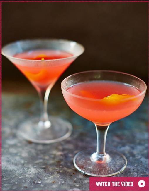 Cosmopolitan Made famous by Sex and the City, the Cosmo is a fun, fruity cocktail. Our easy recipe is brought to life by the flamed garnish. Give it a go!