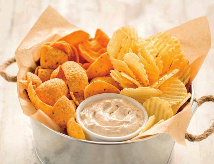 Onion Dip for Chips 1 cup sour cream 3 tablespoons Burger Starter 2 teaspoons Sweet Mustard Rub & Seasoning Assorted chips 1. In small bowl, combine first 3 ingredients. Stir until well combined. 2. Refrigerate, covered, about 1 hour.