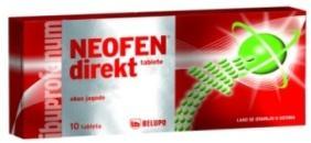 New products in category OTC drugs Neofen direkt belong to the non-steroid group of anti-inflammatory drugs and