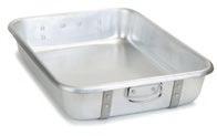 BAKEWARE Roast & Bake Pans Extra large, heavy-duty sizes capable of holding multiple roasts, hams, or turkeys Reinforced rolled edge for added