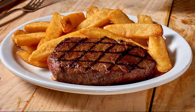 Hand-cut STEAKS Includes side of Caesar Salad & one Made-From-Scratch Side Sirloin Sirloin Our sirloin