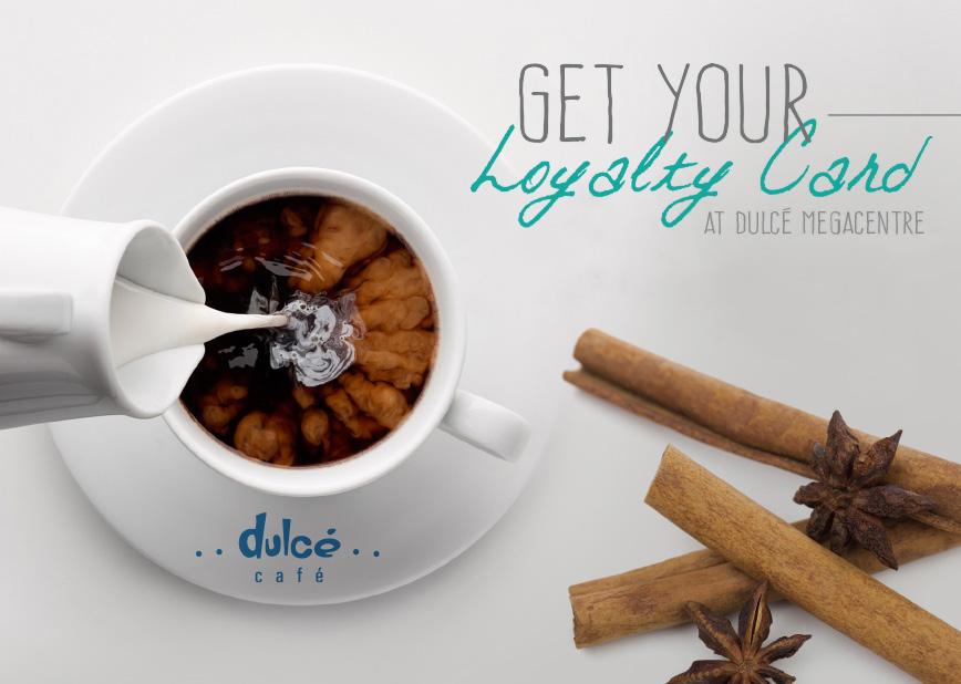 Hot Beverage Loyalty Cards now available @ Dulce Café Mega Centre, Kleine Kuppe!