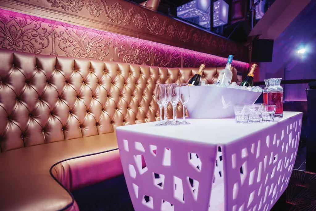 TABLE RESERVATIONS The epitome of indulgence; relax in the comfort of a private booth whilst our team of hostesses cater to your drinking requirements.